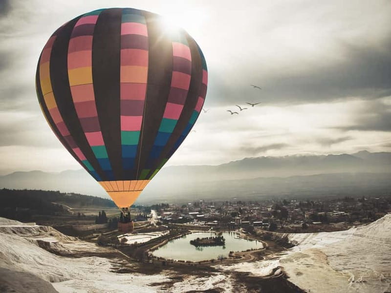 From Kusadası: Pamukkale Day Trip w/Balloon Flight & Lunch - Sunrise from a hot-air balloon