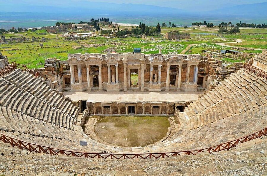 From Kusadasi: Pamukkale & Hierapolis Tour with Entry Ticket - Hierapolis: a spa city with a serious necropolis