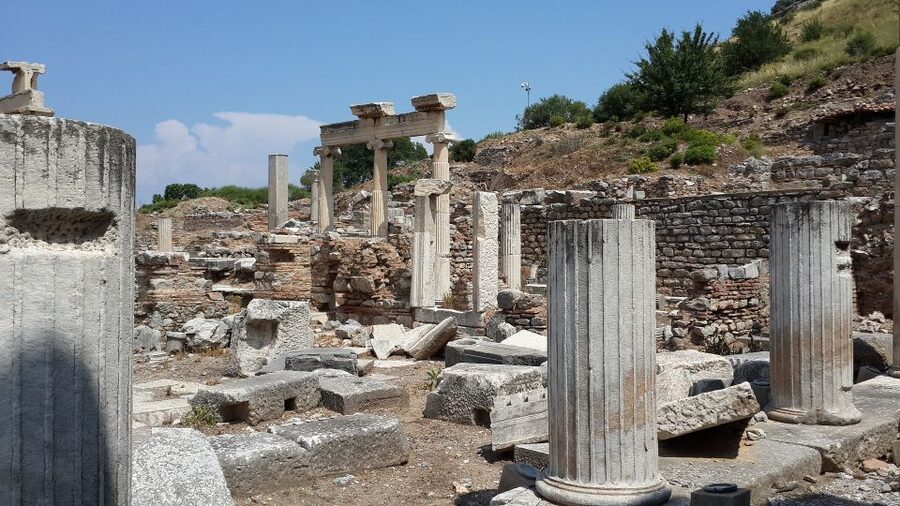 From Kusadasi/Selcuk: Highlights of Ephesus Small Group Tour - The House of the Virgin Mary comes first