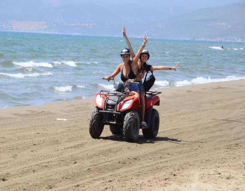 Kusadasi: Quad Bike Safari Experience with Hotel Pickup - Pamucak Beach: a welcome pause