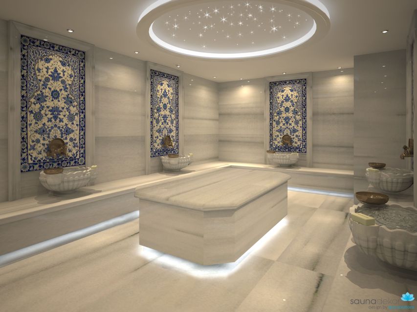 Kusadasi Turkish Bath - Warming up in the sauna and steam room