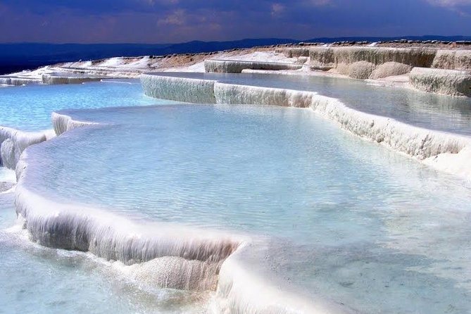 Pamukkale Small Group Tour From Kusadasi or Selcuk - Pamukkale’s white terraces, barefoot